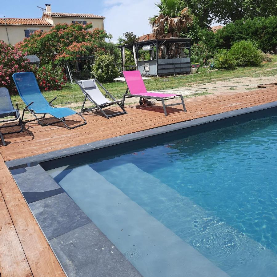 Hotel Aux Roses De L'Etang Capestang Esterno foto